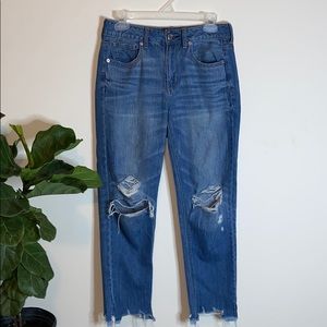 American Eagle High-Waisted Tomgirl jeans